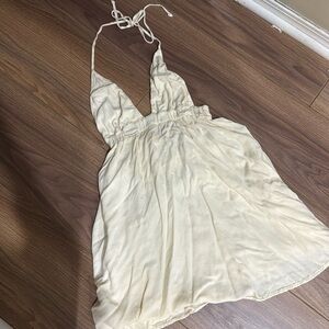brandy melville halter mini dress